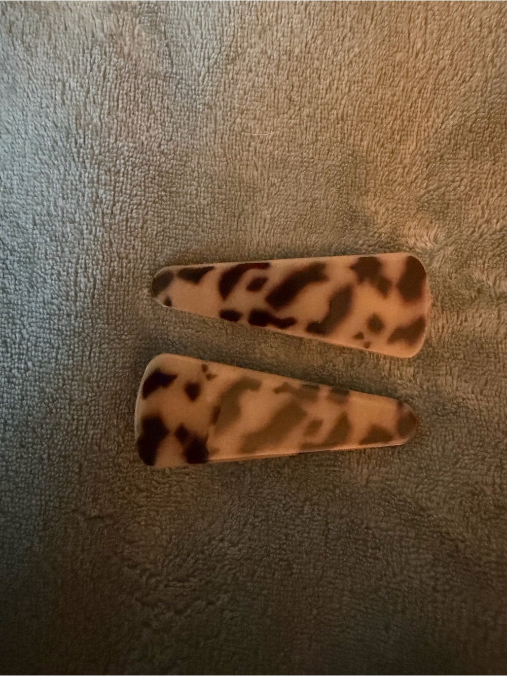 Source Unknown Tortoiseshell Hair Clips - Brown and Black